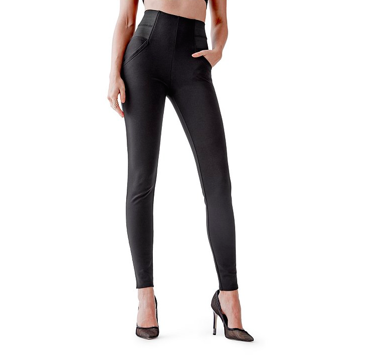 Guess High-Waisted Ponte-Knit Leggings